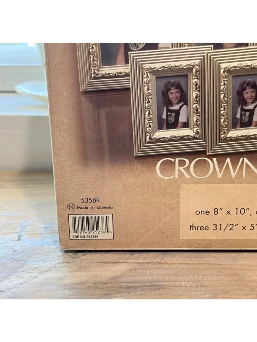 Crown Court 10 Piece Picture Frame Set Pewter Finish with Ornate Scrolling Detai